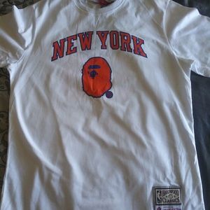 Bape NBA New york Knicks Shirt